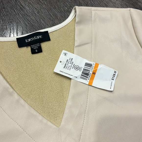 Karen Kane V-Neck Fringe Dress NWT - Picture 4 of 5